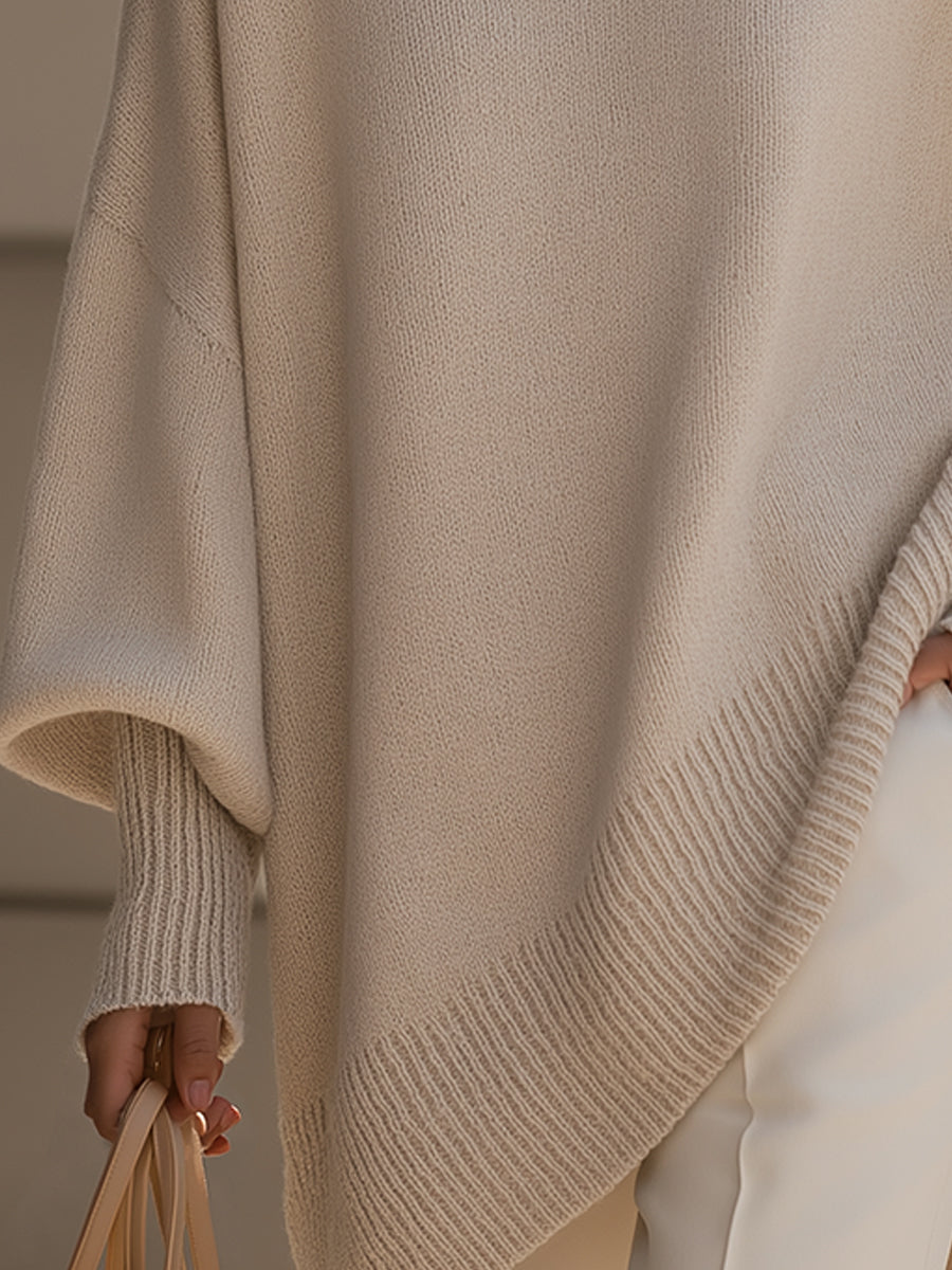 Lumina | Jersey oversize con cuello amplio