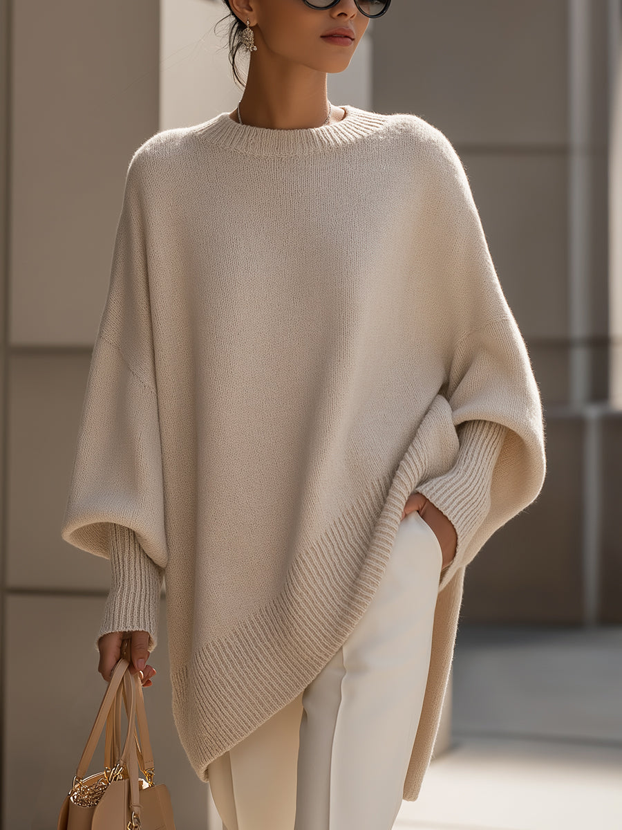 Lumina | Jersey oversize con cuello amplio