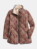 Sofia | Chaqueta acolchada damas en color ciruela