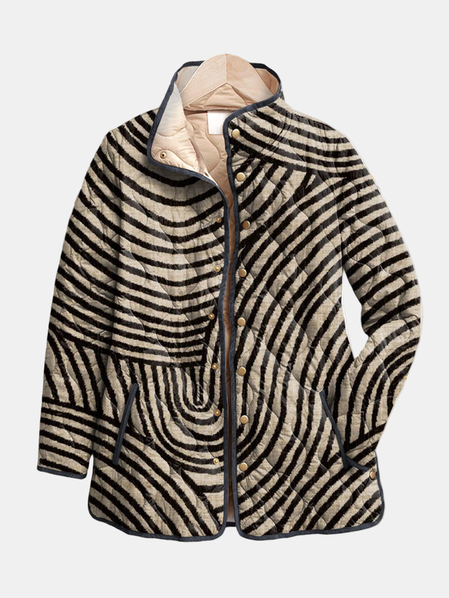 Lara | Chaqueta acolchada con círculos