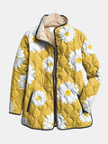 Elisa | Chaqueta acolchada con margaritas