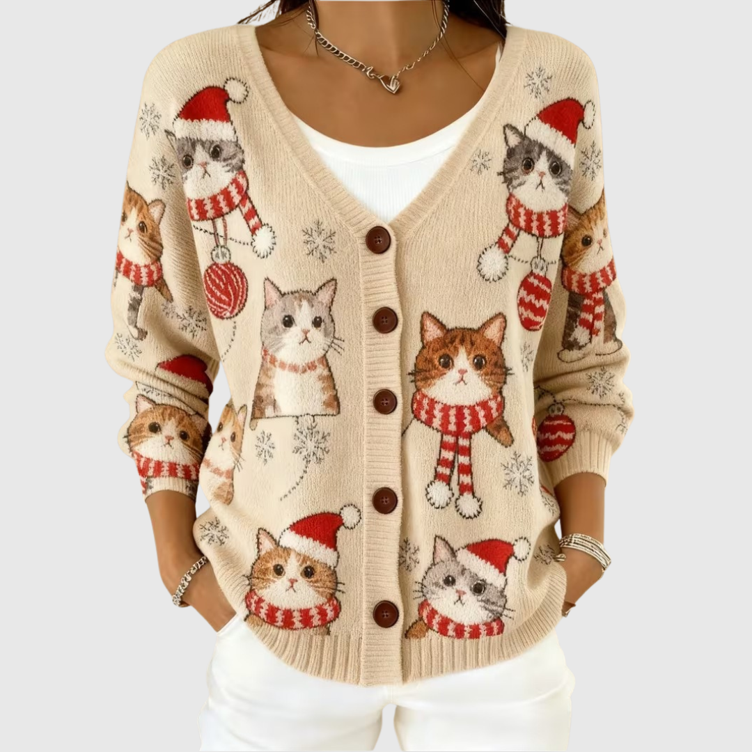 Caterin | Chaqueta efecto punto con botones