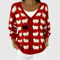 Renata | Chaqueta efecto punto con botones