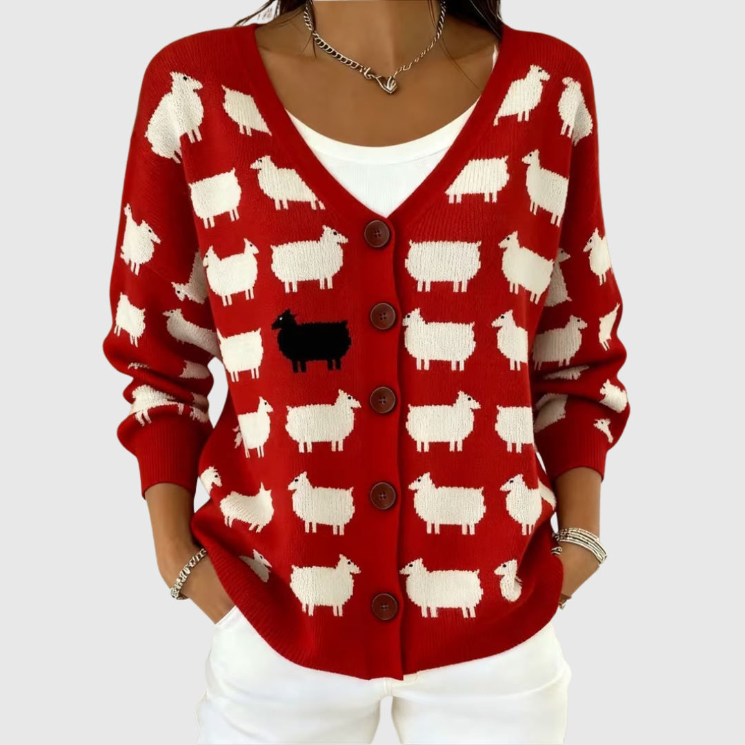 Renata | Chaqueta efecto punto con botones