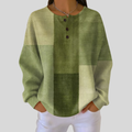 Ana | Zachte Henley-trui met Knoopdetail
