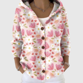 Elsa | Chaqueta efecto punto con capucha
