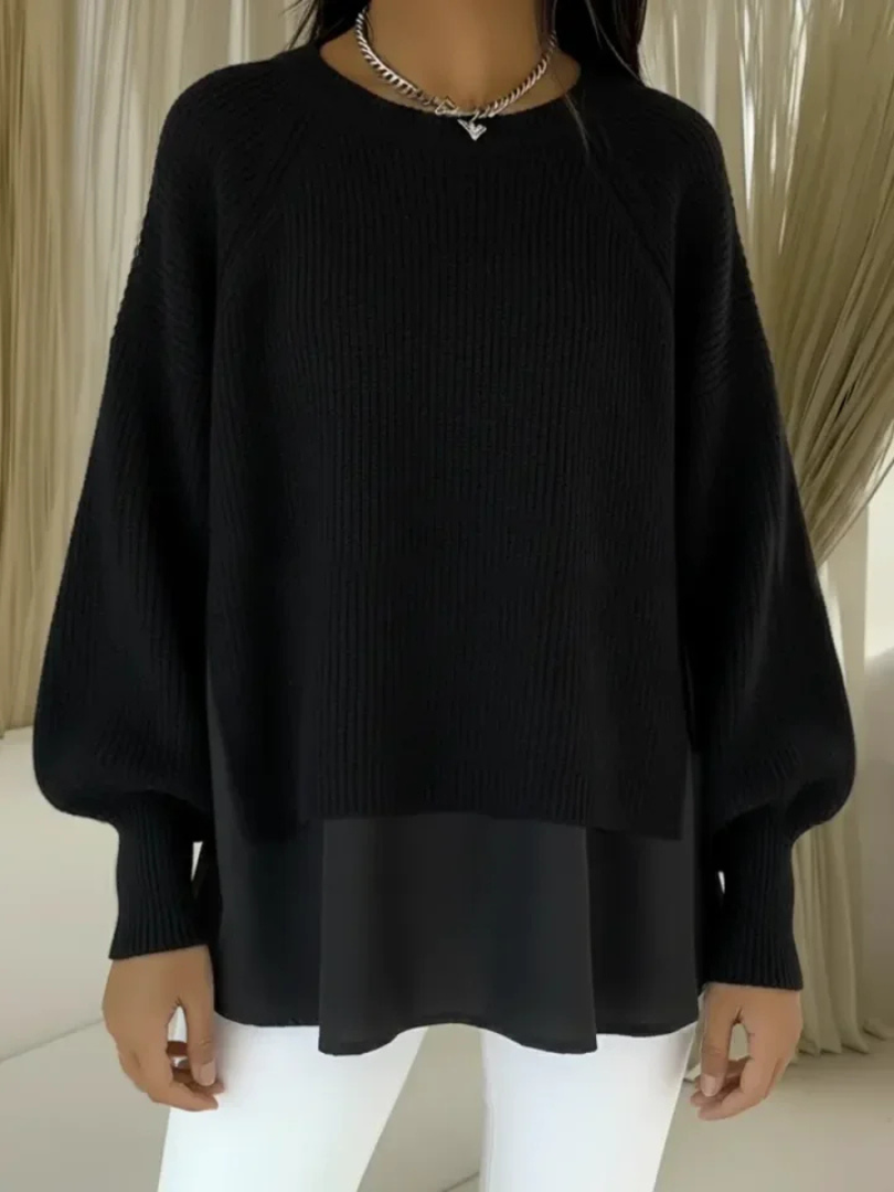 Cecilia | Jersey con efecto de dos piezas