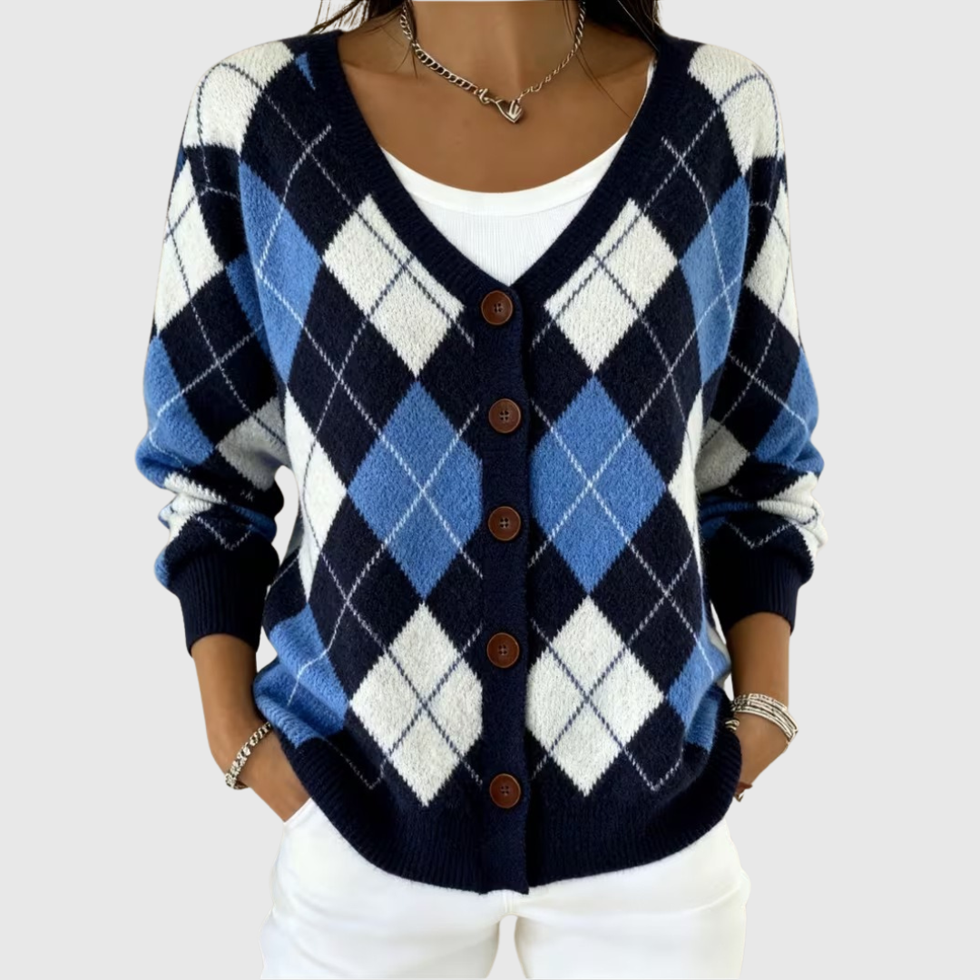 Miriam | Chaqueta efecto punto con botones