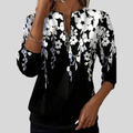Mayerlin | Top con estampado floral y cremallera