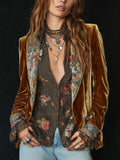 Marta | Blazer de patchwork con estampado floral vintage
