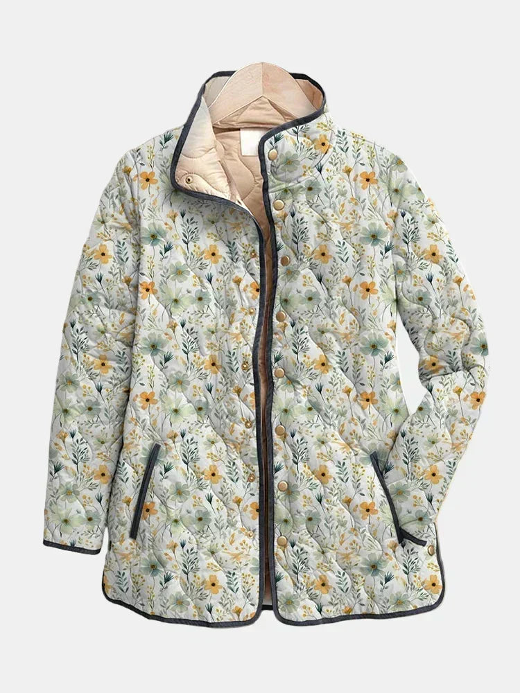 Elena | Chaqueta acolchada de estilo rústico