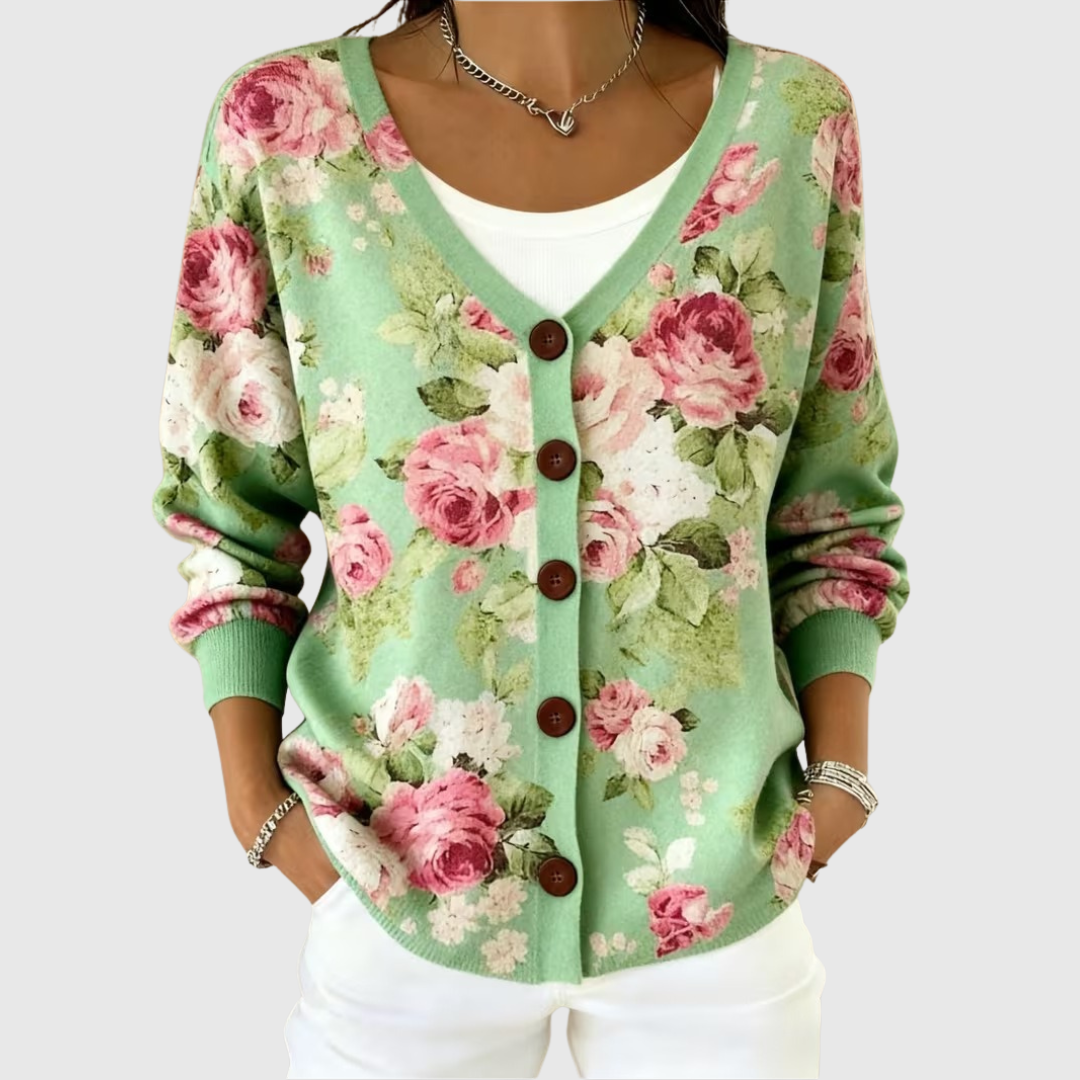 Olga | Chaqueta efecto punto con botones