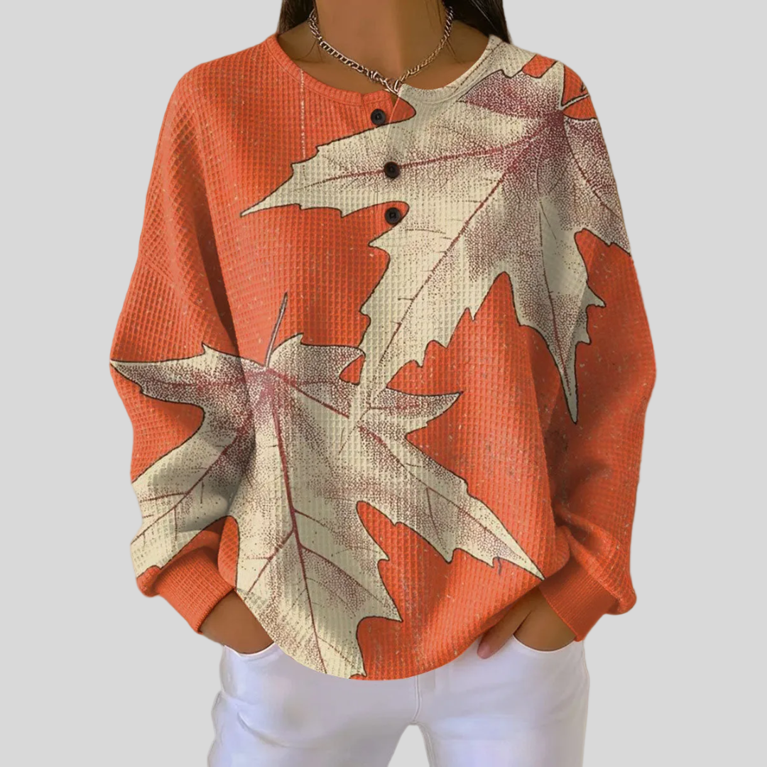 Julia | Jersey cálido de otoño con cierre de botones