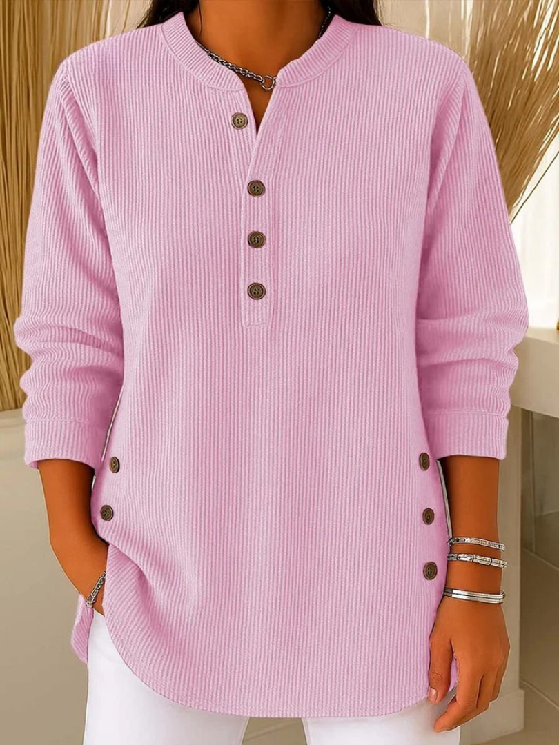 Nieves | Túnica Henley con botones