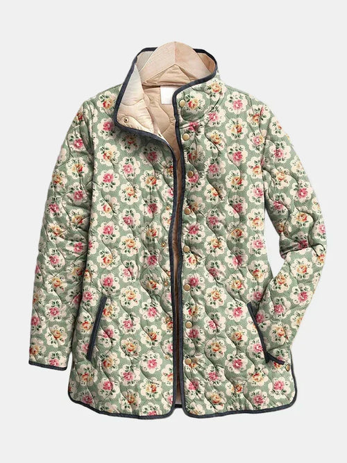 Amelia | Chaqueta acolchada con estampado floral
