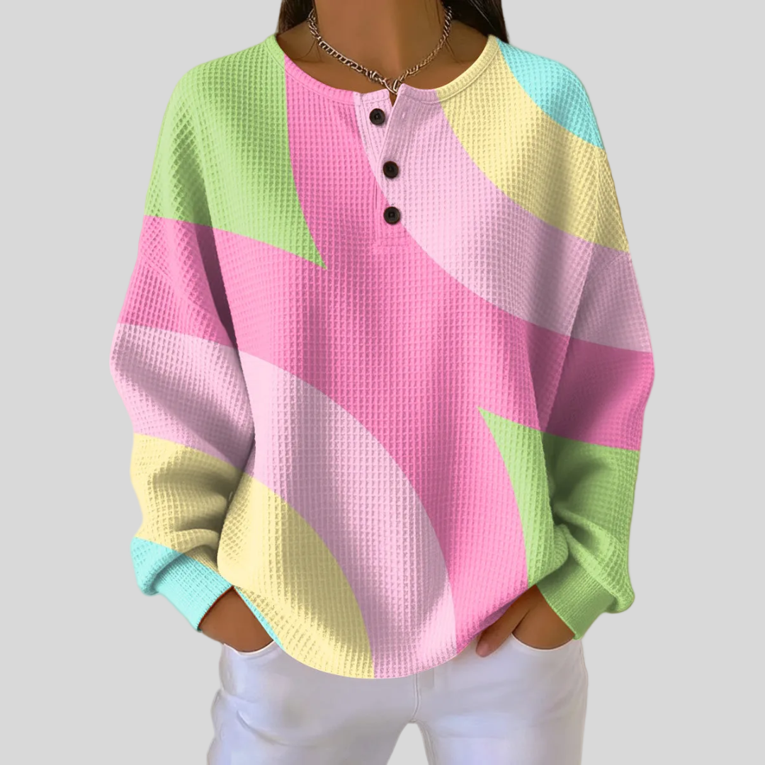 Geraldine | Jersey de rombos de colores