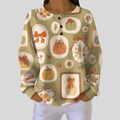 Maria | Jersey cálido de otoño con botones