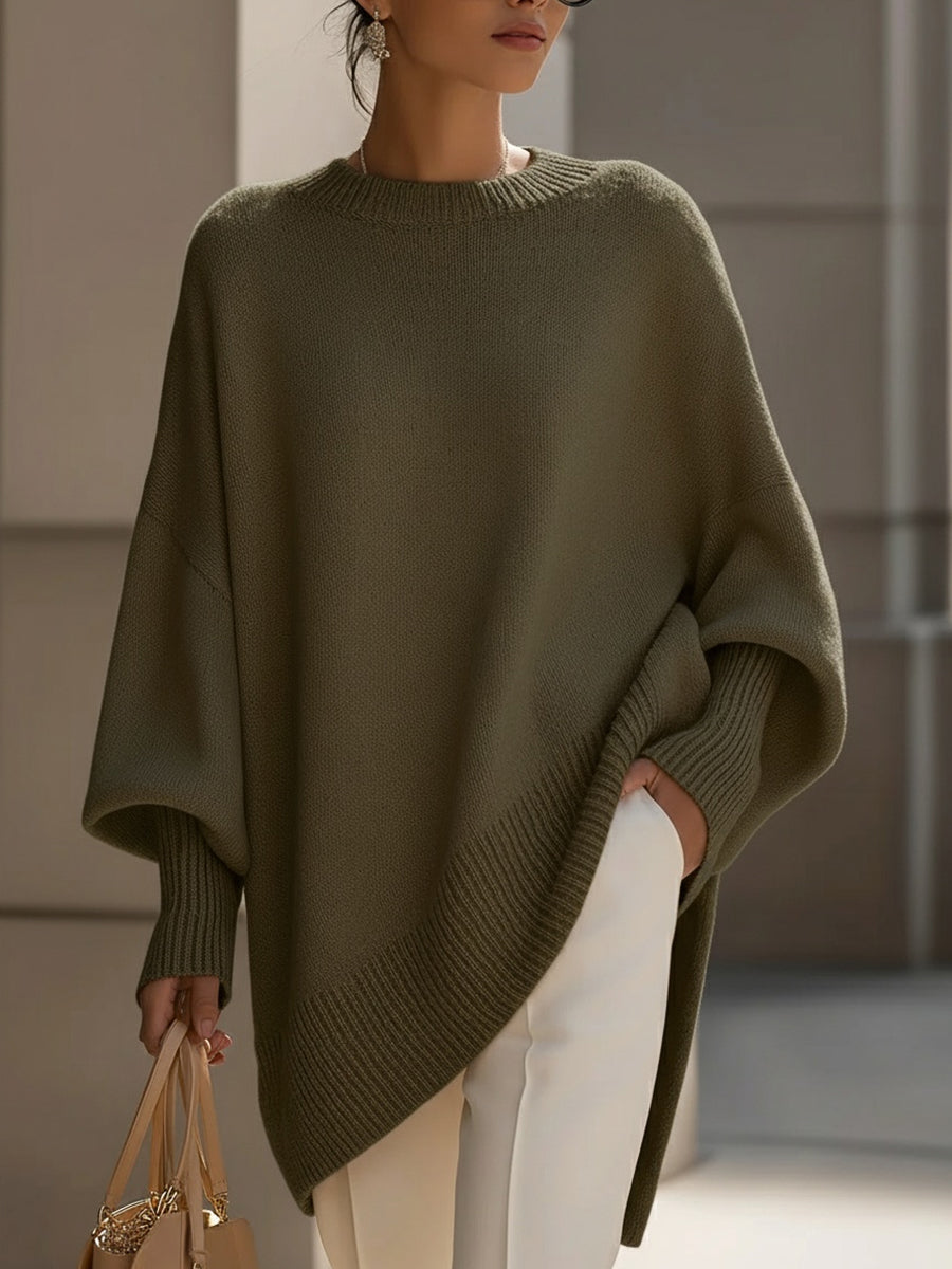 Lumina | Jersey oversize con cuello amplio