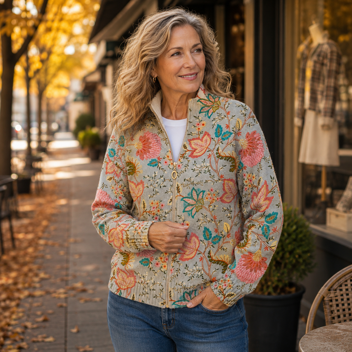 Teresa | Estampado floral vintage de jardín