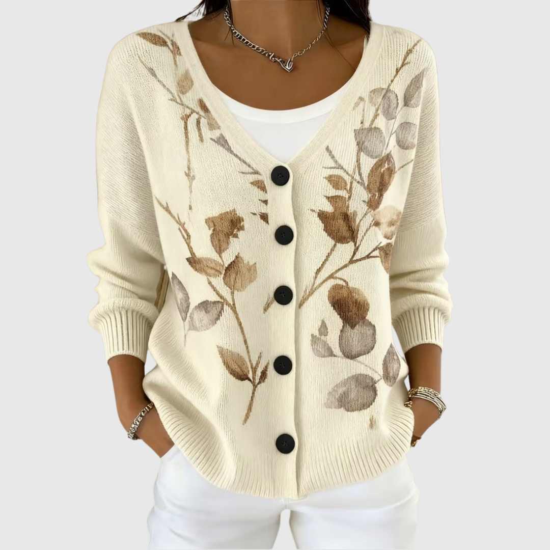 Patricia | Chaqueta efecto punto con botones