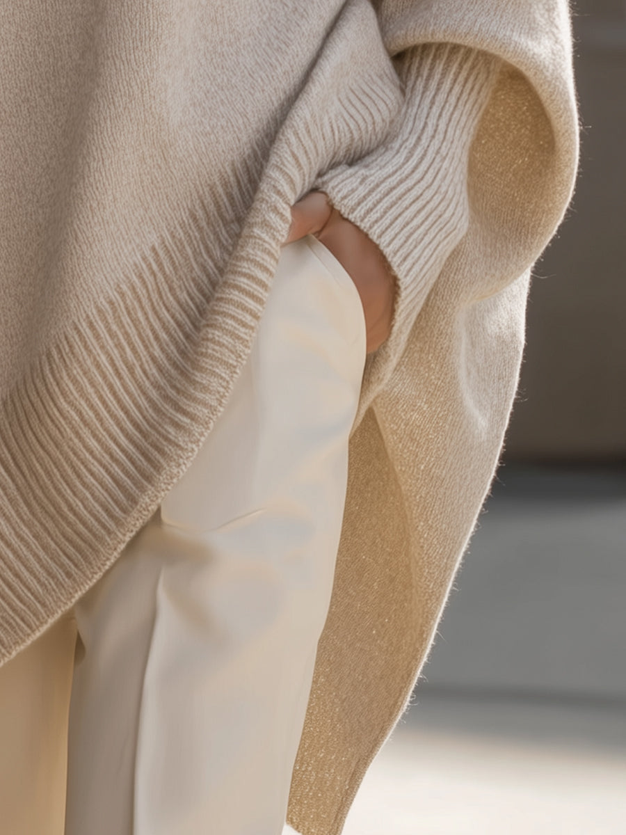 Lumina | Jersey oversize con cuello amplio