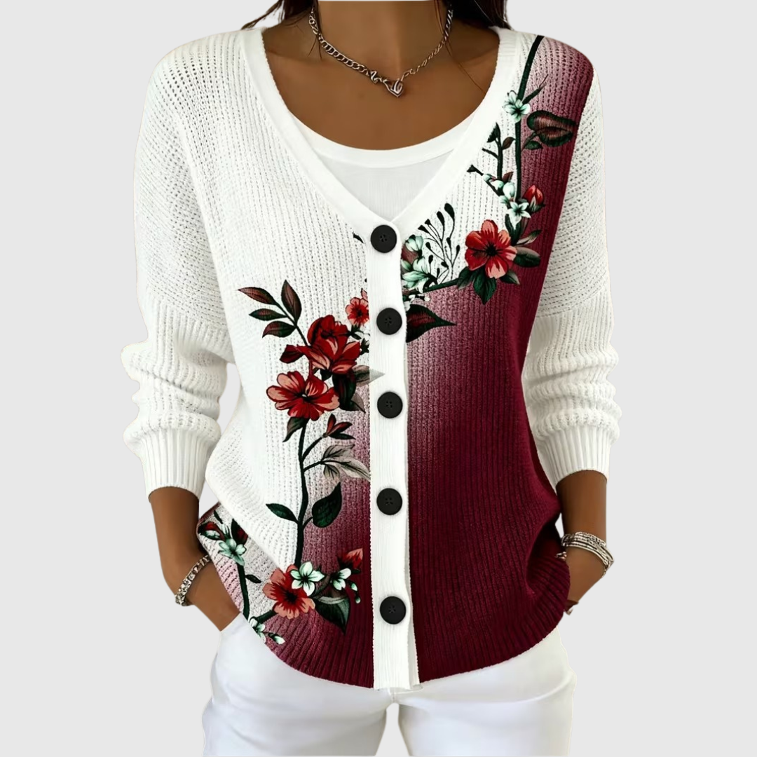 Isabel | Chaqueta efecto punto con botones