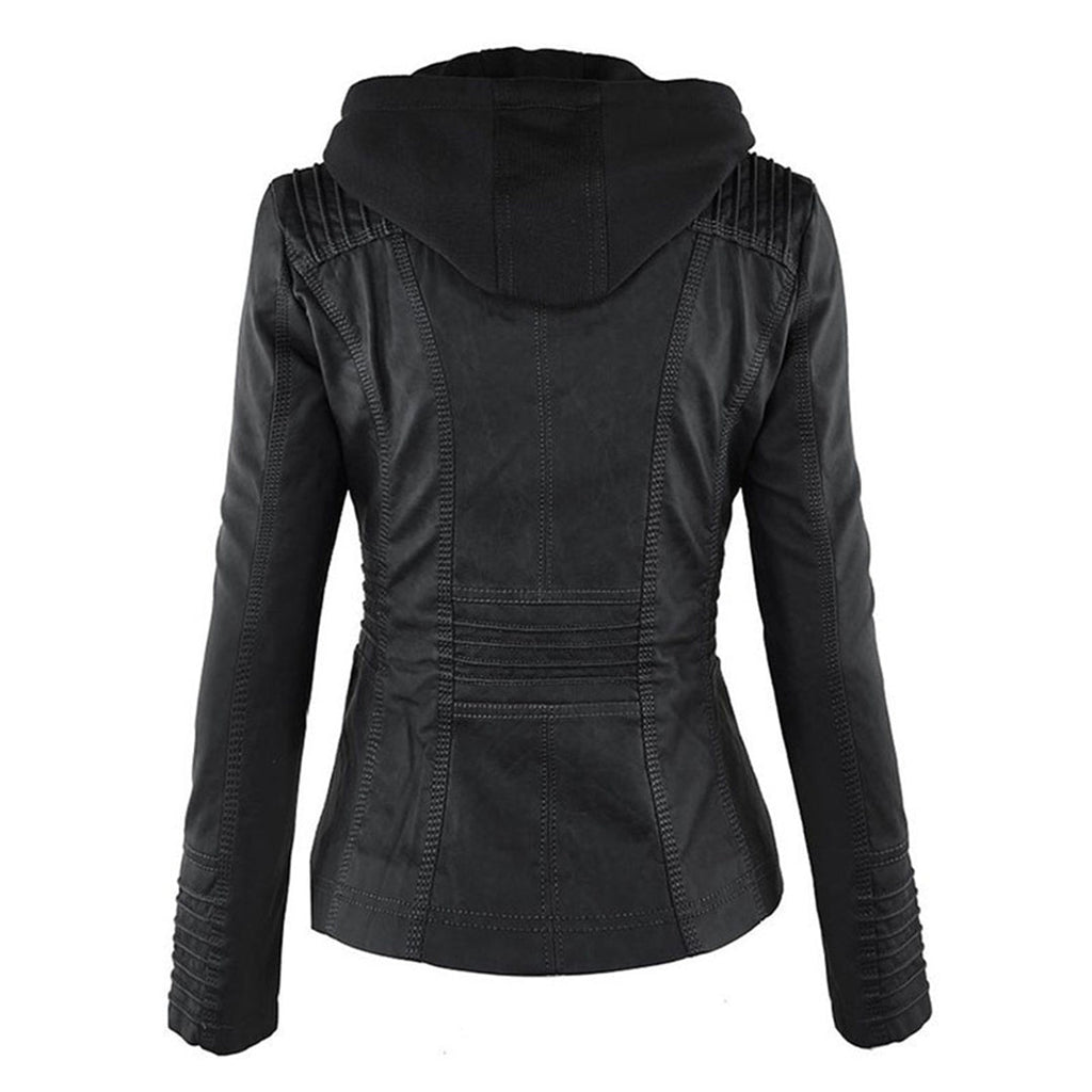 Flavia | Chaqueta de piel vegana resistente y elegante