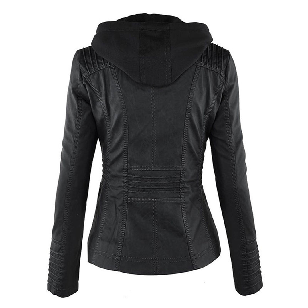 Flavia | Chaqueta de piel vegana resistente y elegante