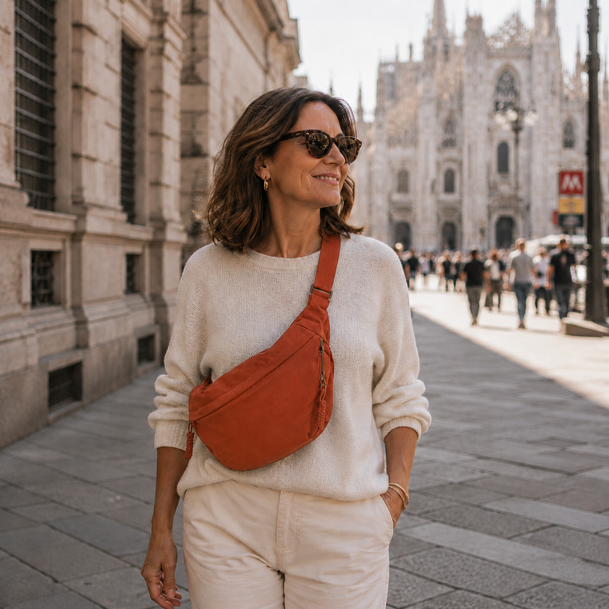 Gloria | Bolso de hombro naranja