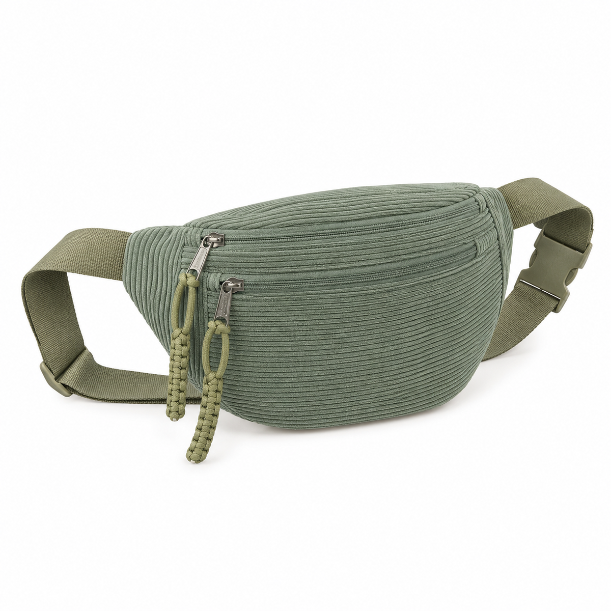Carmen | Bolso de hombro de terciopelo acanalado