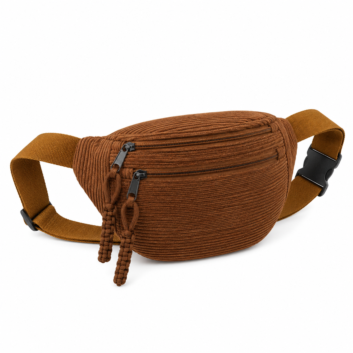 Carmen | Bolso de hombro de terciopelo acanalado