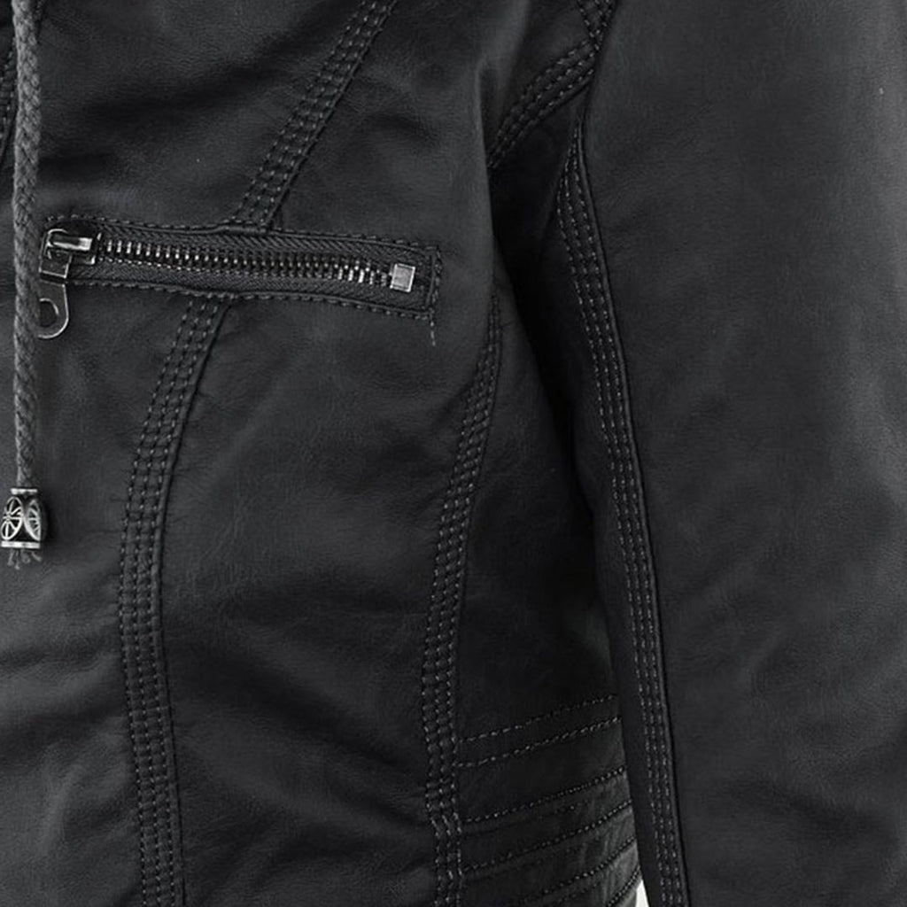 Flavia | Chaqueta de piel vegana resistente y elegante