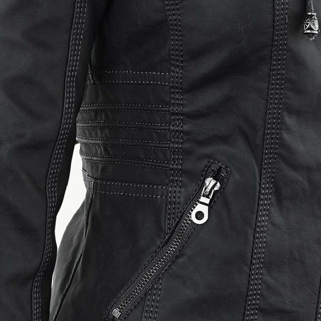 Flavia | Chaqueta de piel vegana resistente y elegante
