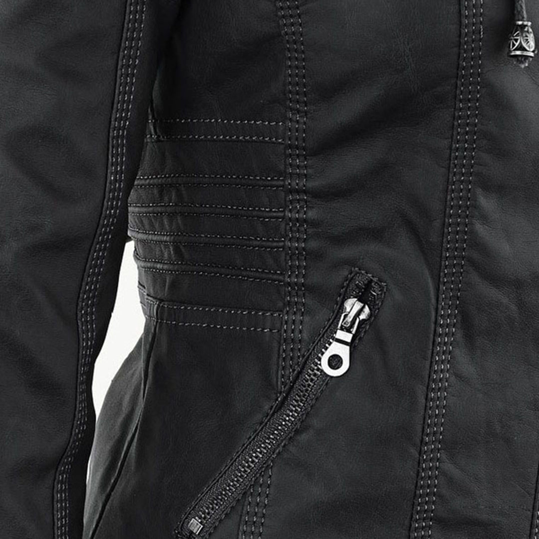Flavia | Chaqueta de piel vegana resistente y elegante