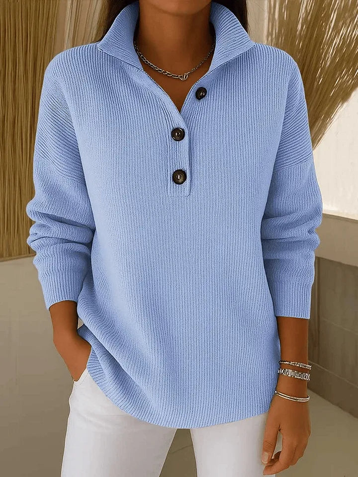 Amalia | Jersey polo con cuello en V
