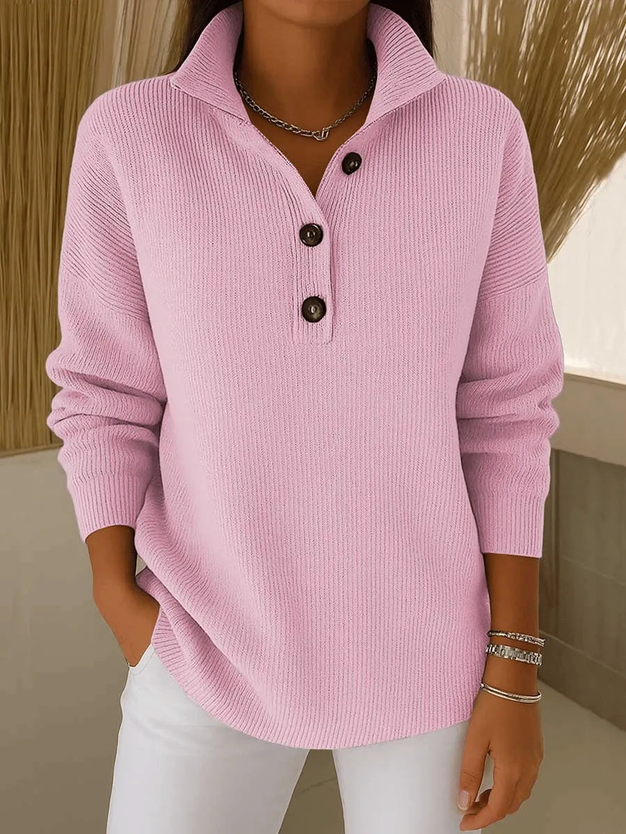 Amalia | Jersey polo con cuello en V