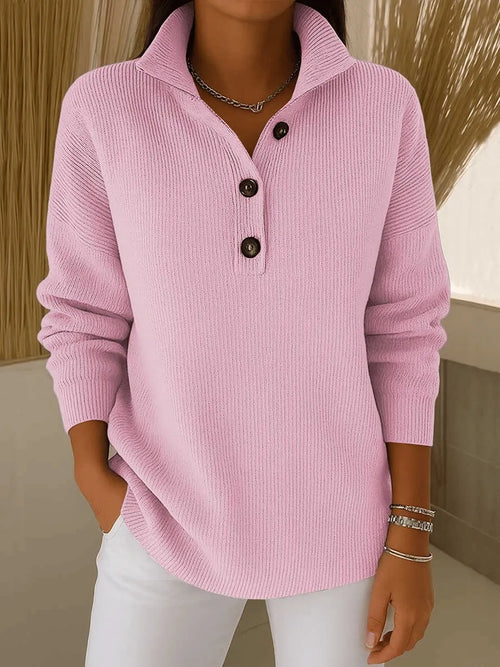 Amalia | Jersey polo con cuello en V