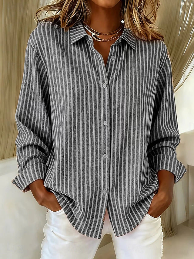 Ginebra | Camisa a rayas con botones