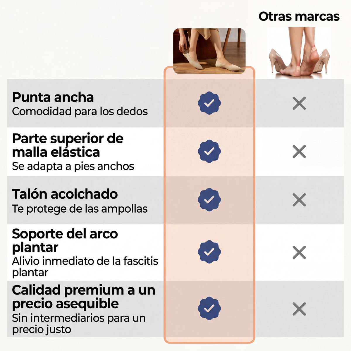 Sofia - Sandalias cómodas y ajustables