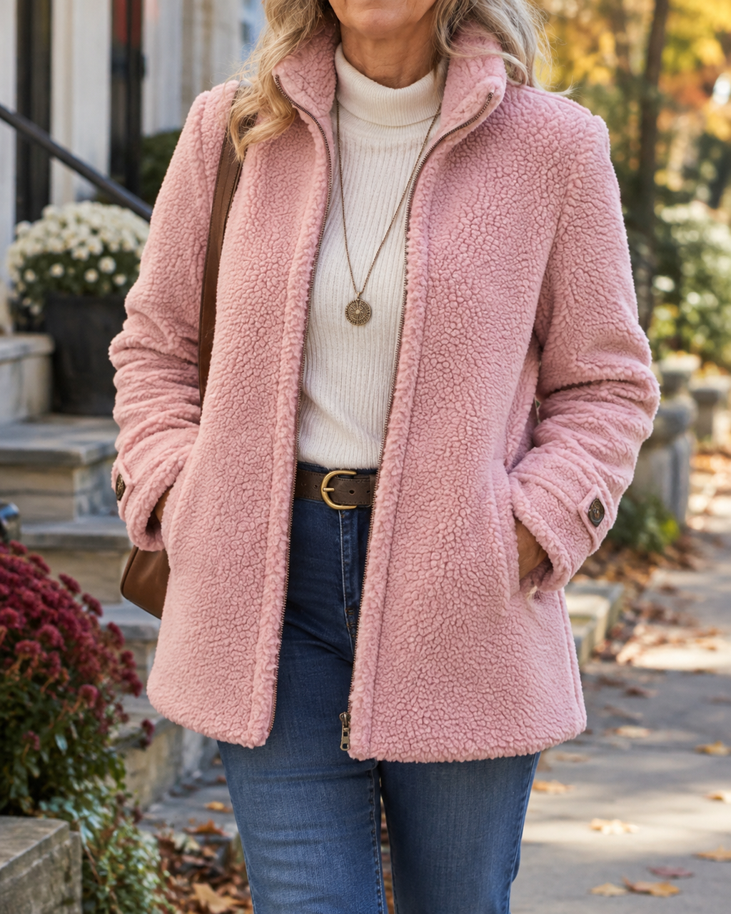 Rebecca | Chaqueta cómoda con cuello de pie