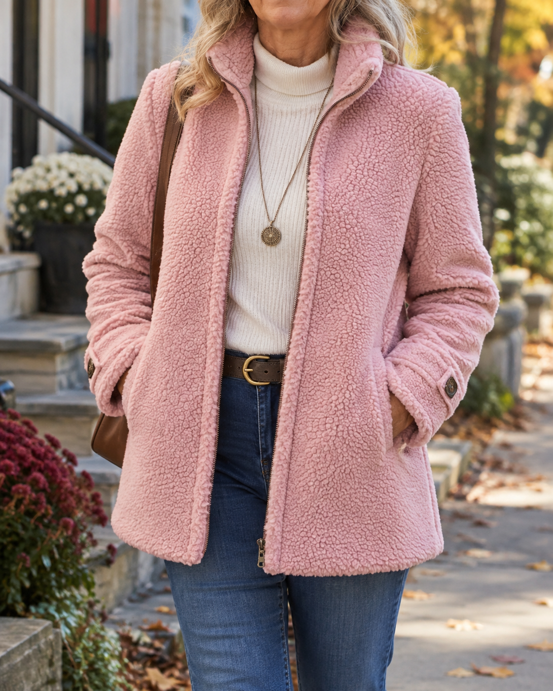 Rebecca | Chaqueta cómoda con cuello de pie
