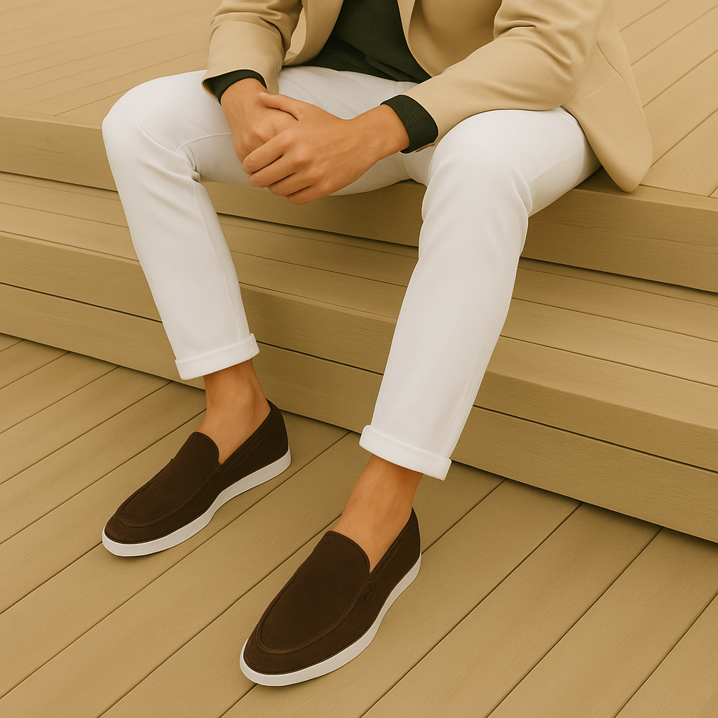 Lusso | Elegantes mocasines de ante