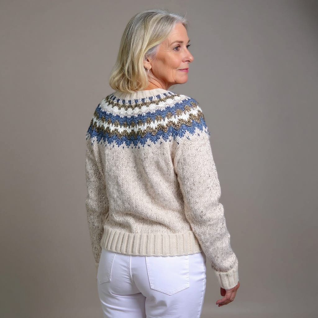 Mari Carmen | Cárdigan islandés de estilo vintage