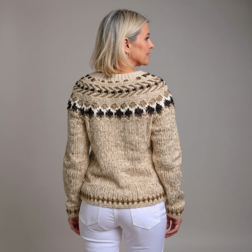 Pilar | Cárdigan islandés de estilo vintage