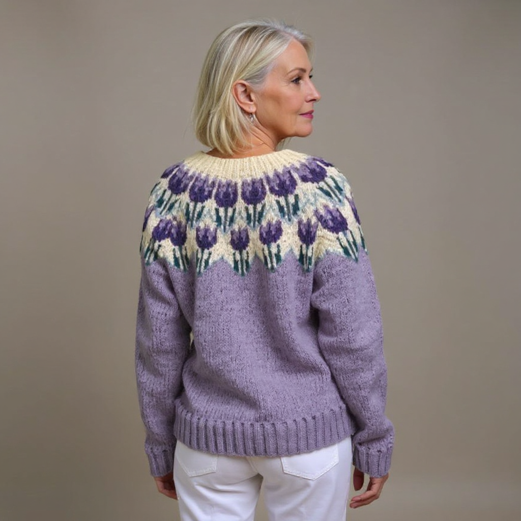 Josefina | Cárdigan islandés de estilo vintage