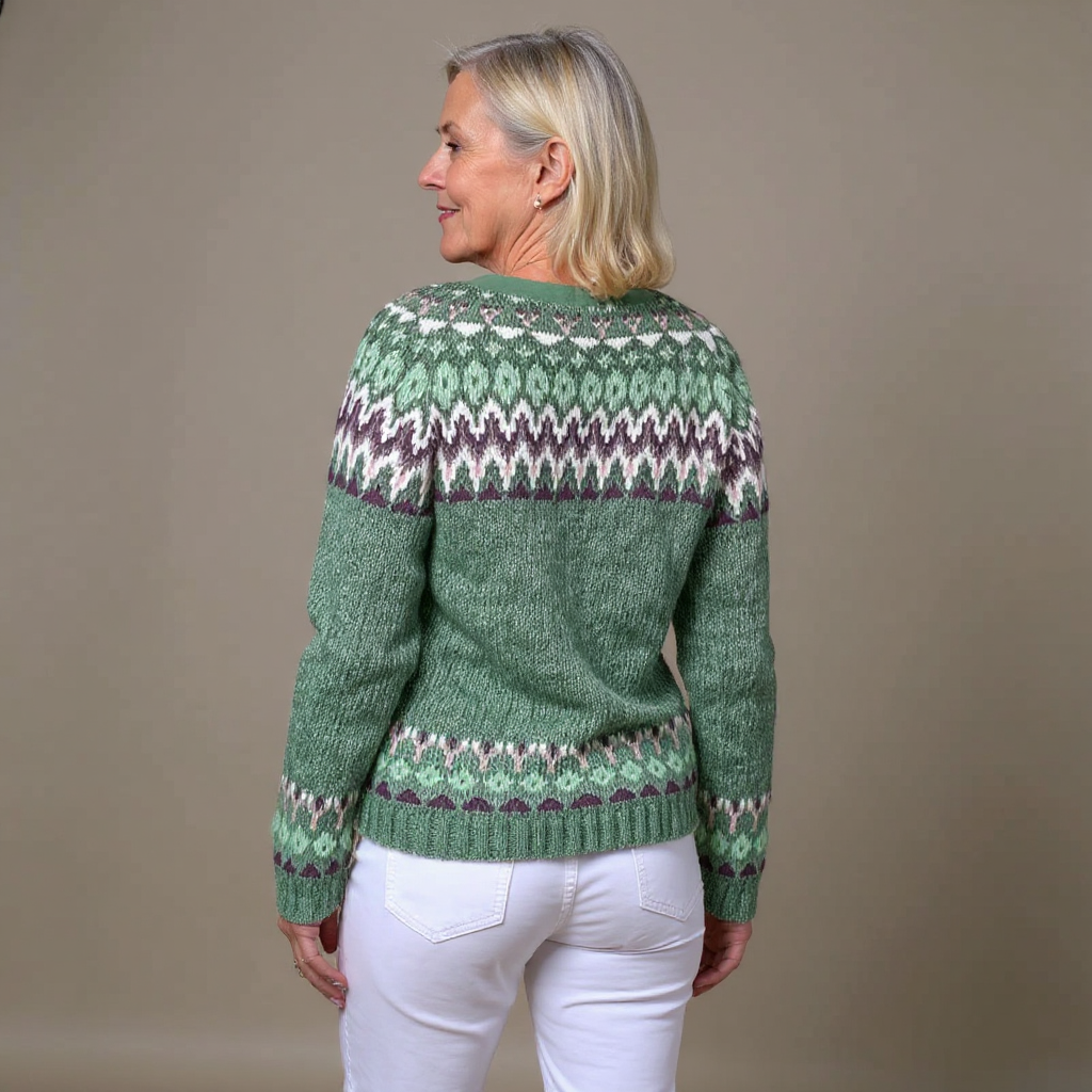 Delia | Cárdigan islandés de estilo vintage