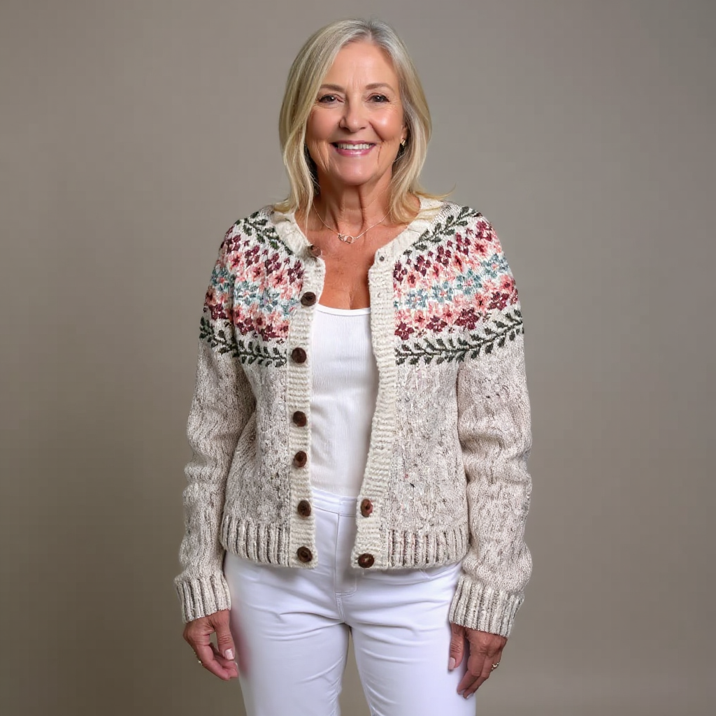 Maruja | Cárdigan islandés de estilo vintage