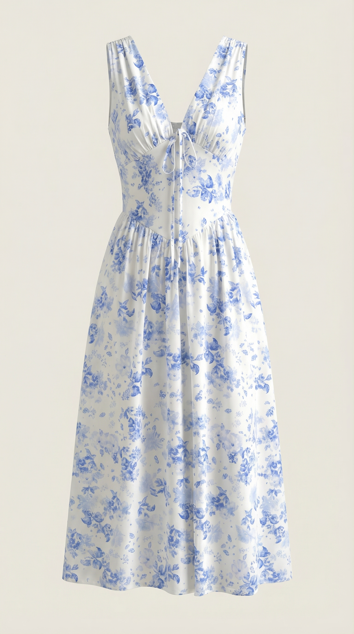 Vestido midi con escote en V Cassiopeia