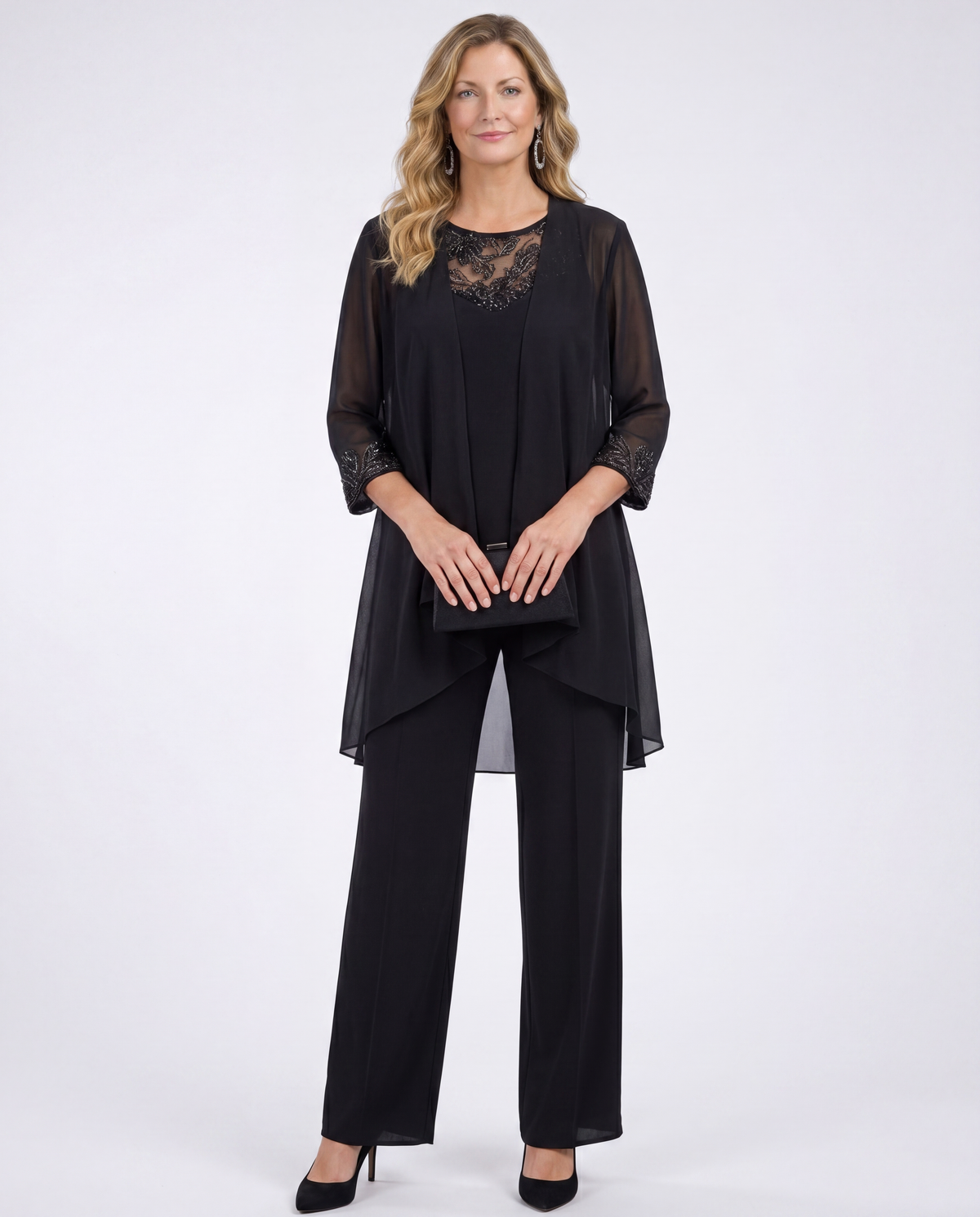 Francisca | Conjunto clásico de tres piezas de estilo minimalista