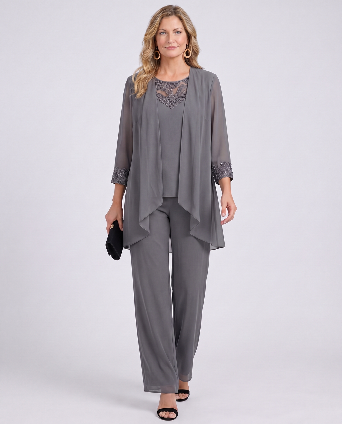 Francisca | Conjunto clásico de tres piezas de estilo minimalista